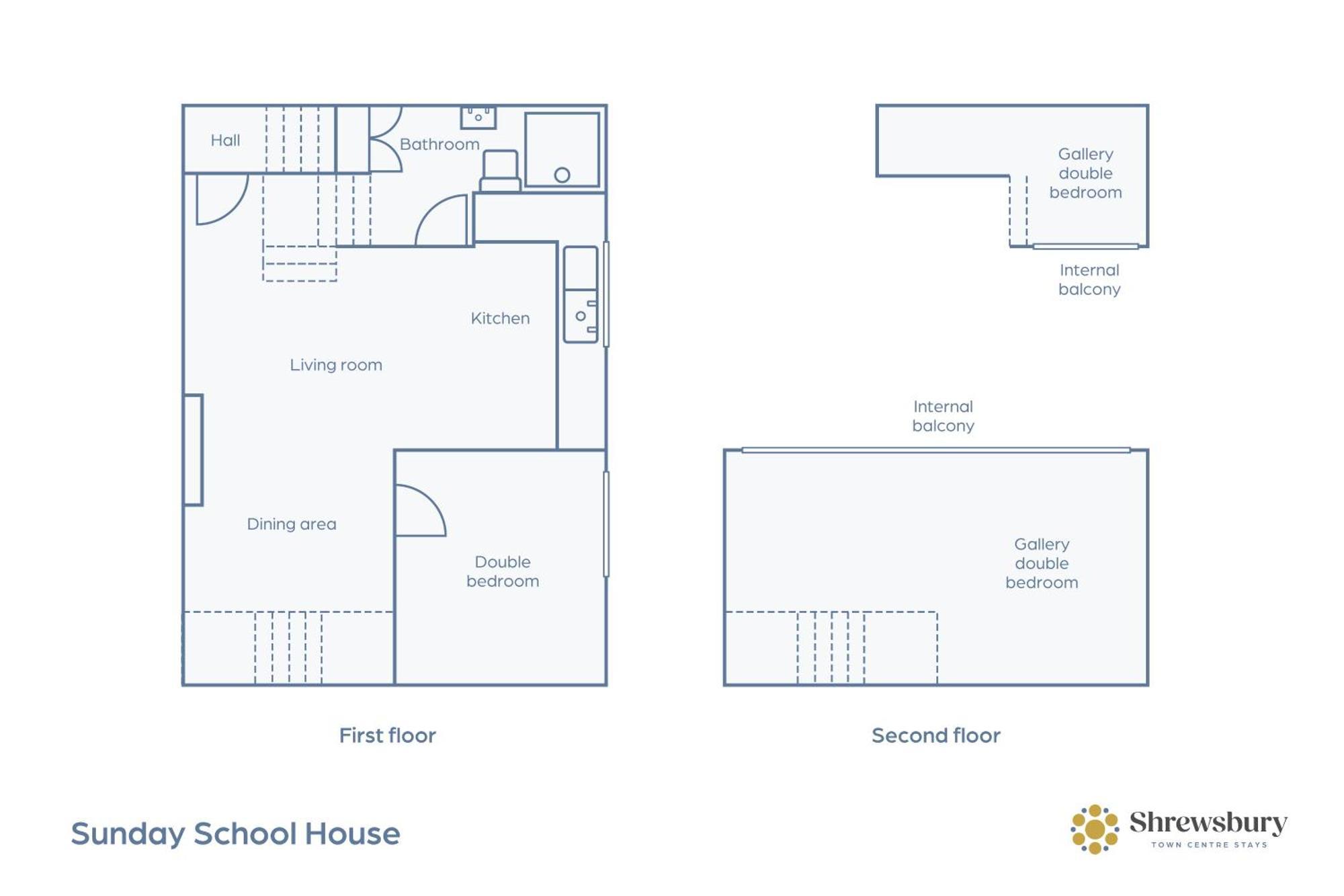 Sunday School House Apartment Шрусбъри Екстериор снимка